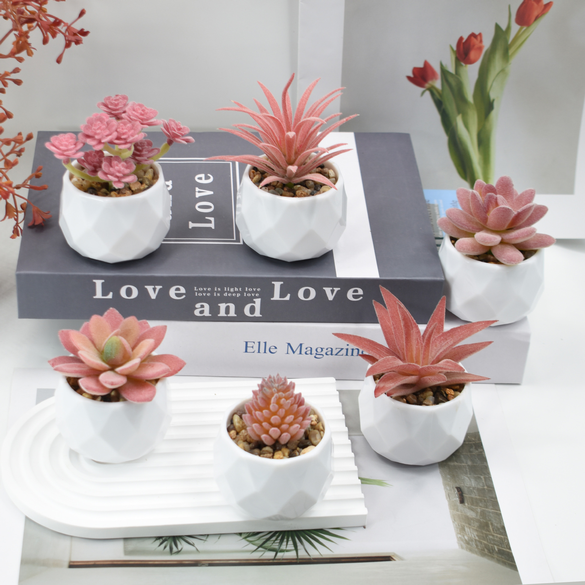 Mini Artificial Plants Simulat - Cactus Mix Pot recensione e prezzo