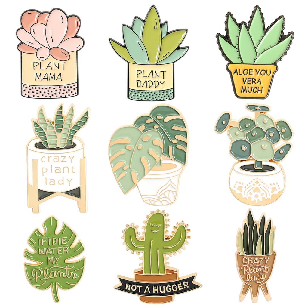 Potted Plant Brooch Monstera A - Cactus Mix Pot recensione e prezzo
