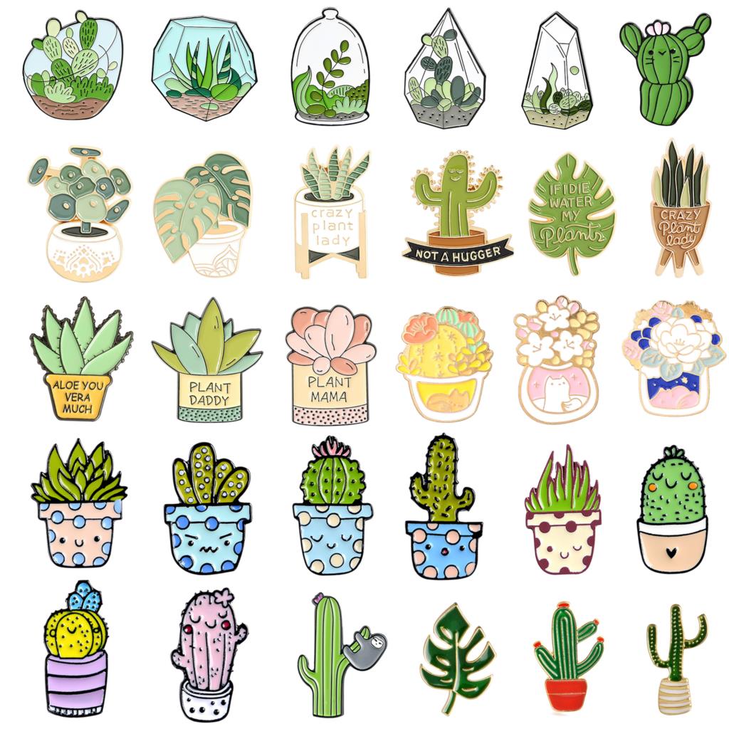 Potted Plant Brooch Monstera A - Cactus Mix Pot recensione e prezzo