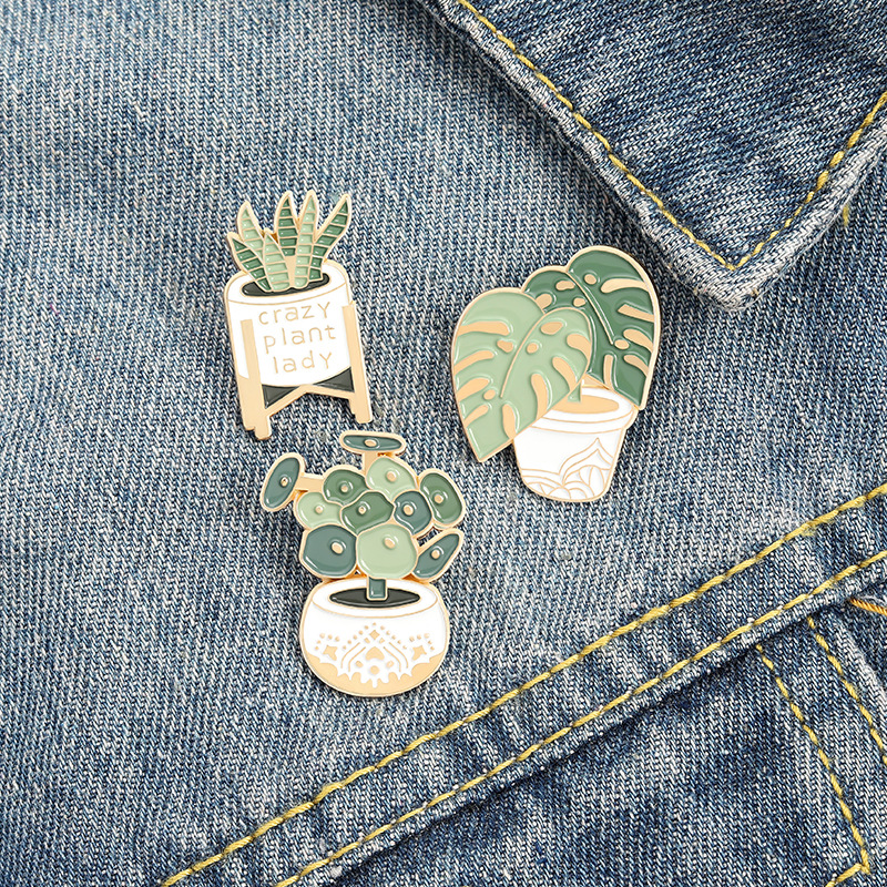 Potted Plant Brooch Monstera A - Cactus Mix Pot recensione e prezzo