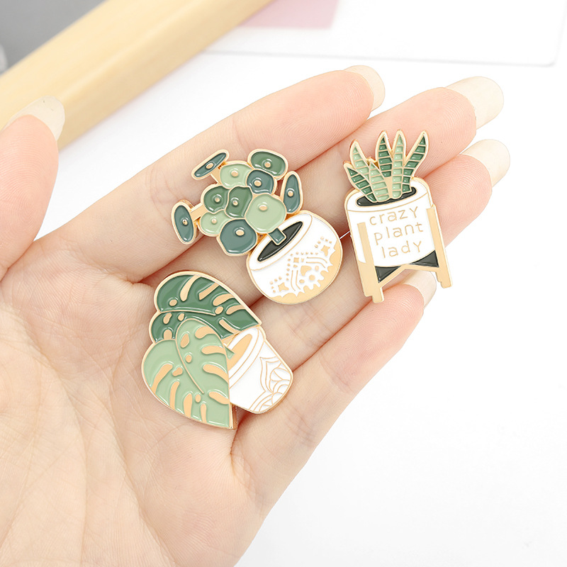 Potted Plant Brooch Monstera A - Cactus Mix Pot recensione e prezzo