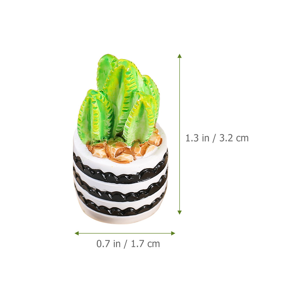 4Pcs Mini Faux Cactus Bonsai P - Cactus Mix Pot recensione e prezzo