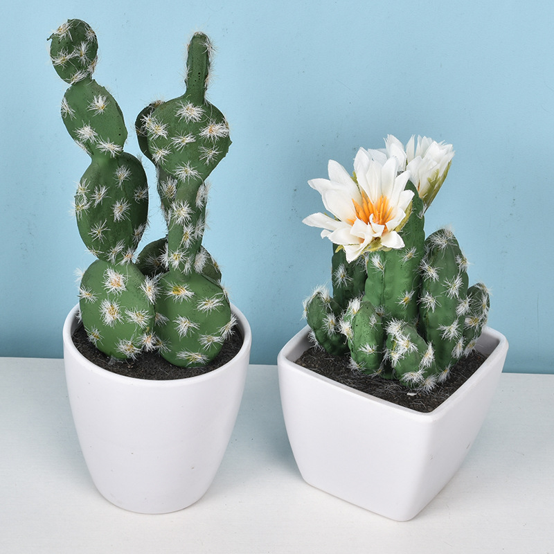 1PC Mini Fake Plastic Cactus W - Cactus Mix Pot recensione e prezzo