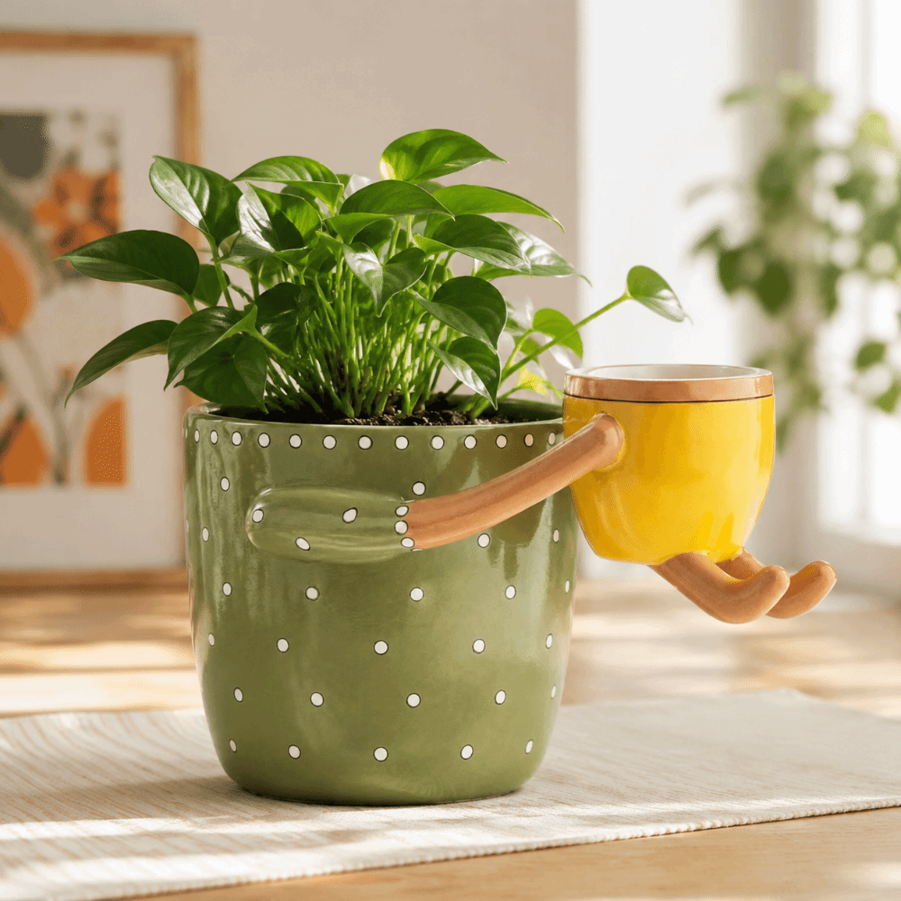 Resin Parent-child Flowerpot w - Plant Parent Pot recensione e prezzo