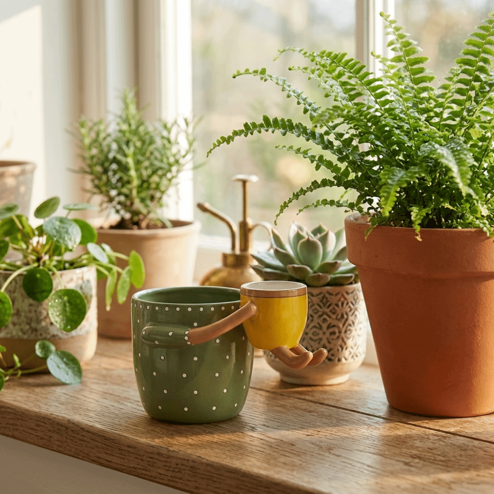 Resin Parent-child Flowerpot w - Plant Parent Pot recensione e prezzo