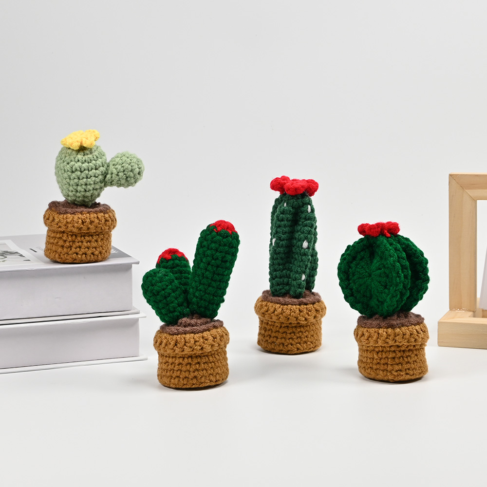 Hand-Crocheted Cactus Potted P - Cactus Mix Pot recensione e prezzo