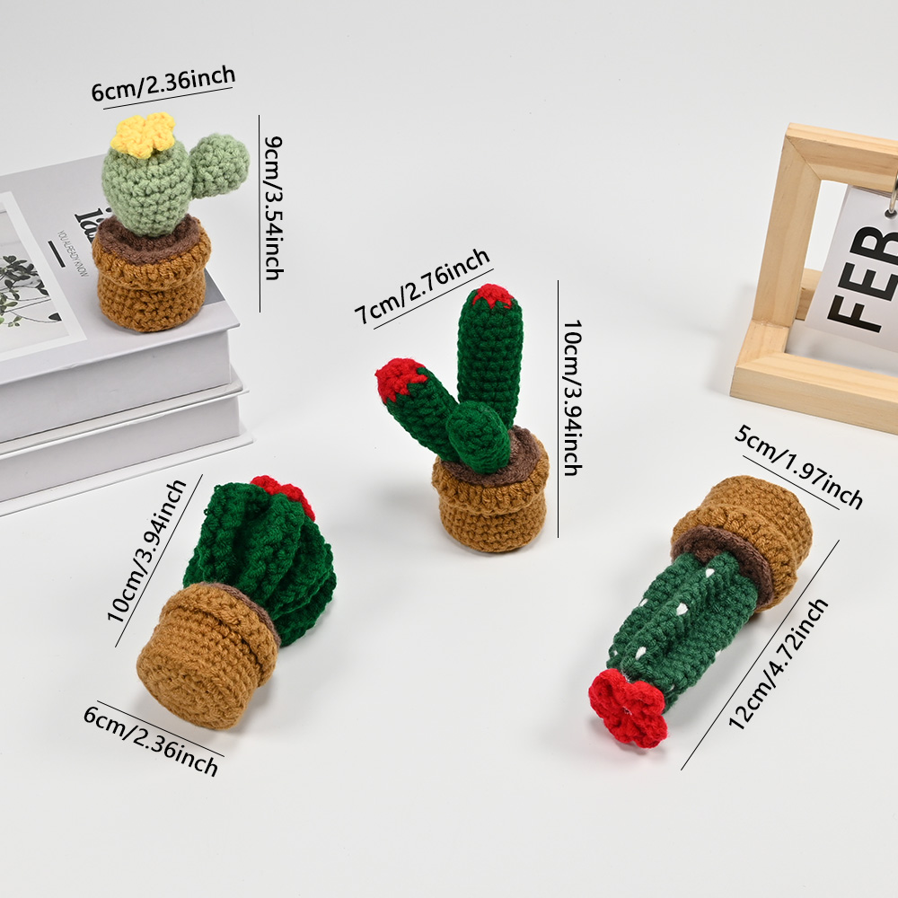 Hand-Crocheted Cactus Potted P - Cactus Mix Pot recensione e prezzo
