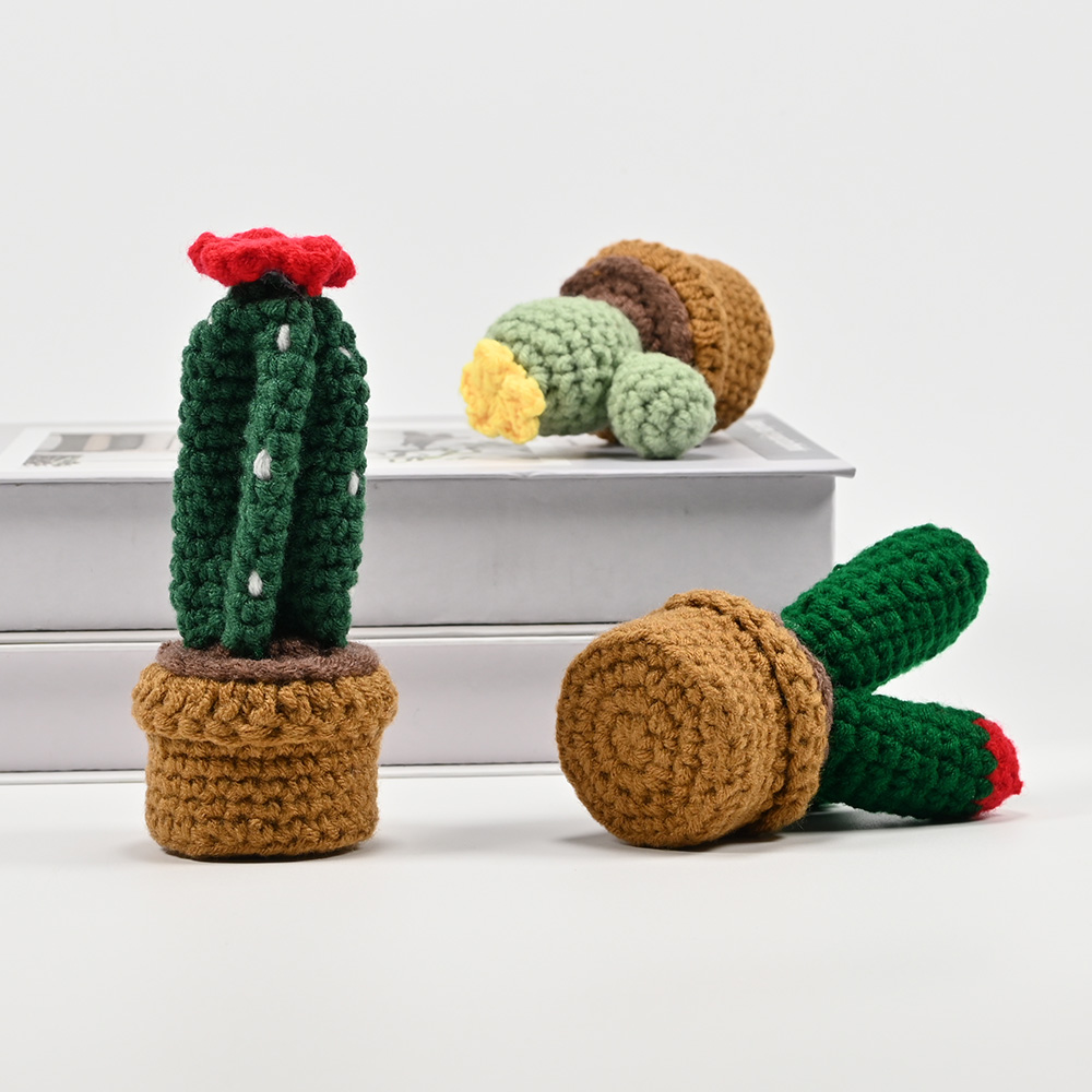 Hand-Crocheted Cactus Potted P - Cactus Mix Pot recensione e prezzo