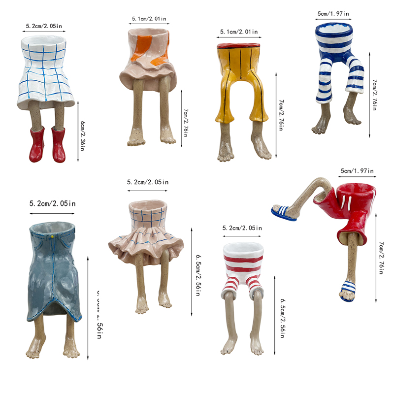 1Pcs Novelty Sitting Legs Cera - Plant Parent Pot recensione e prezzo