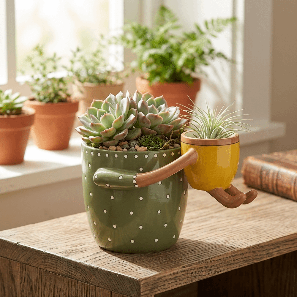Resin Parent-child Flowerpot F - Plant Parent Pot recensione e prezzo