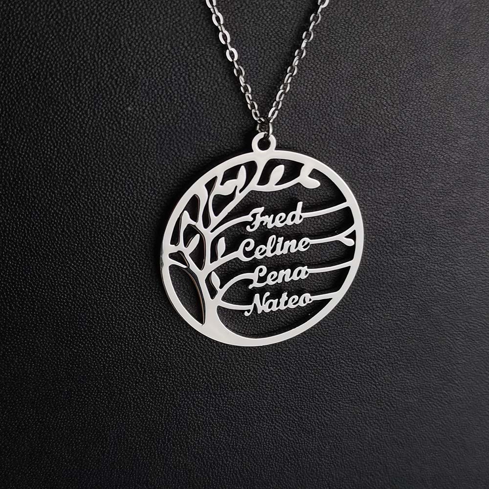 Custom Tree of Life Necklace f - Plant Parent Name recensione e prezzo