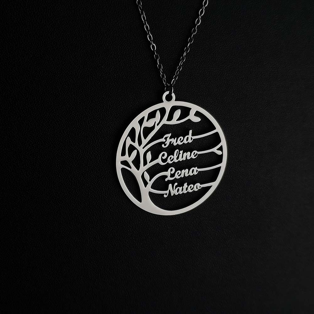 Custom Tree of Life Necklace f - Plant Parent Name recensione e prezzo