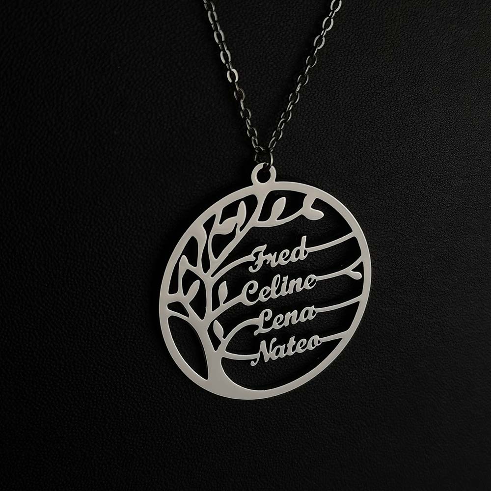 Custom Tree of Life Necklace f - Plant Parent Name recensione e prezzo