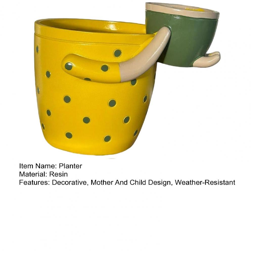 Resin Parent-child Flowerpot W - Plant Parent Pot recensione e prezzo