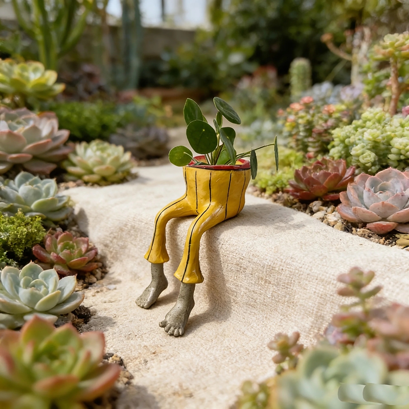Whimsical Resin Leggy Planter  - Plant Parent Pot recensione e prezzo