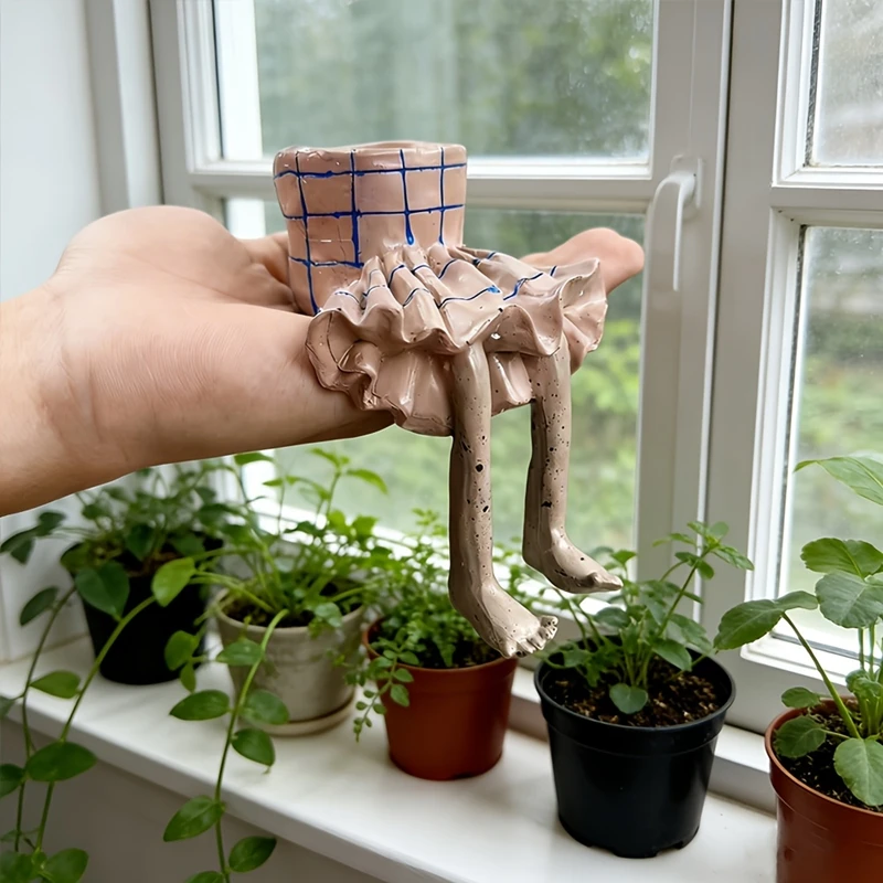 Whimsical Resin Leggy Planter  - Plant Parent Pot recensione e prezzo