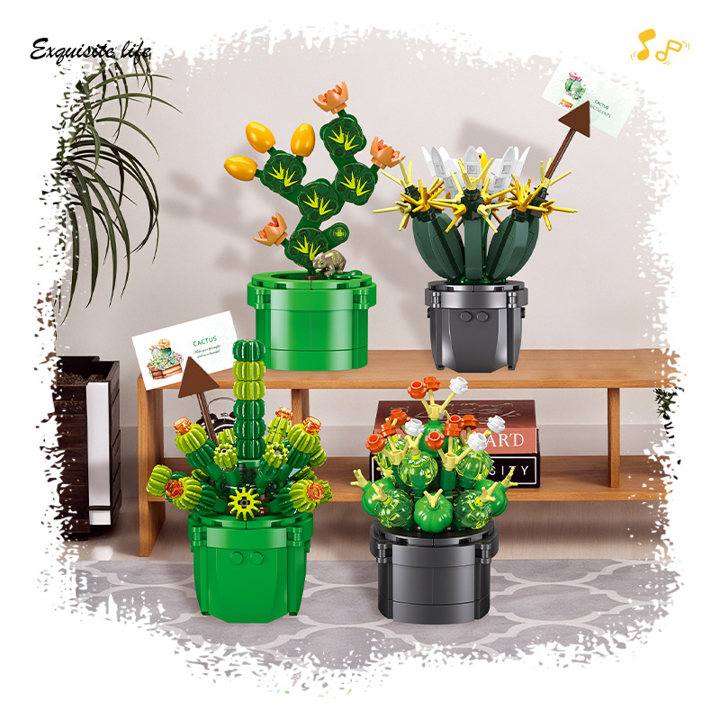 JIE-STAR JJ9175 Cactus Succule - Cactus Mix Pot recensione e prezzo