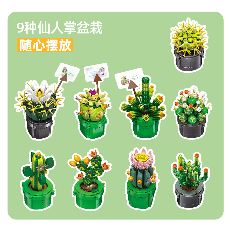 JIE-STAR JJ9175 Cactus Succule - Cactus Mix Pot recensione e prezzo