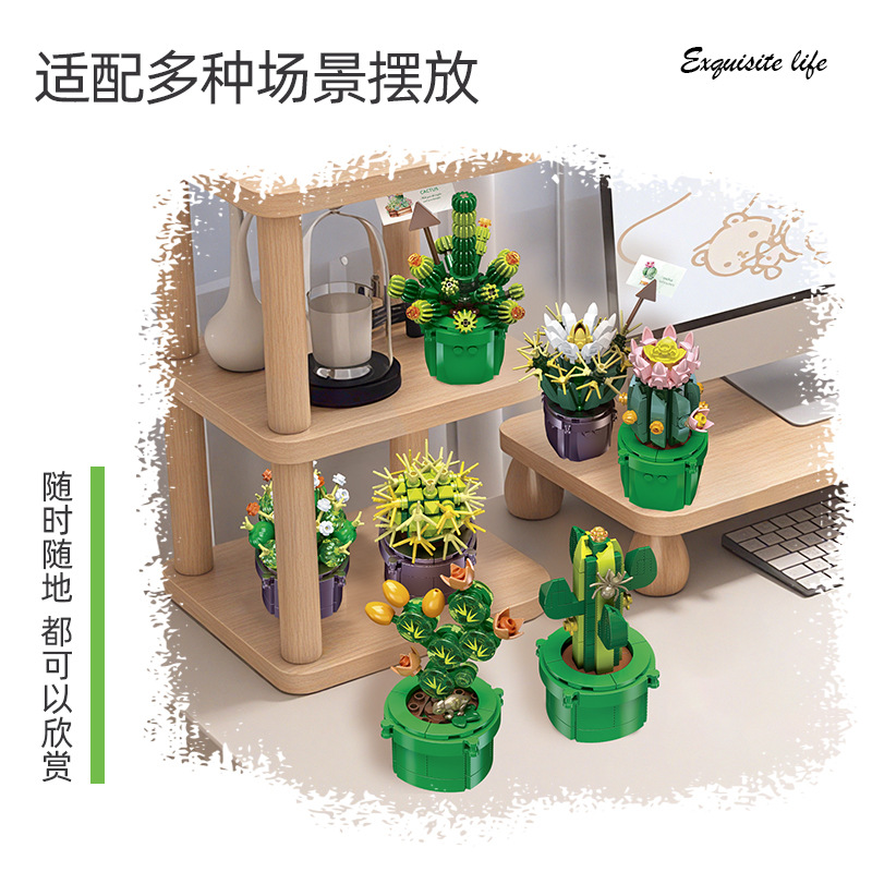 JIE-STAR JJ9175 Cactus Succule - Cactus Mix Pot recensione e prezzo